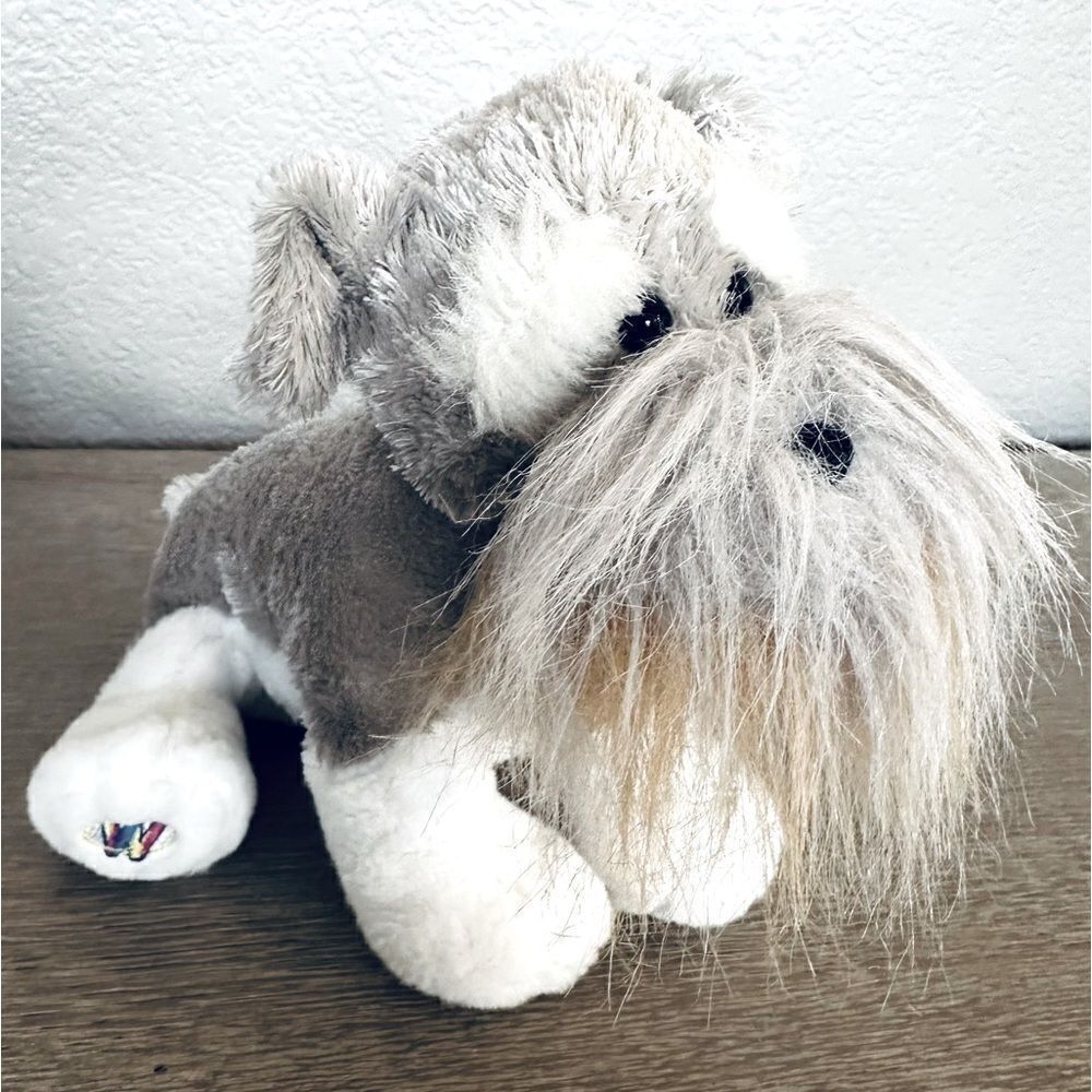 Plush Schnauzer Dog Ganz Stuffed Animal Toy